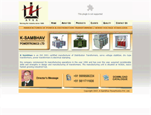 Tablet Screenshot of k-sambhav.com
